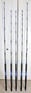 Profile Fishing Jig Rods LOT OF 5 JGS5660 JGC5680 JGS5640 JGS6060 JGS6080 READ - Picture 1 of 12