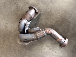 03-07 6.0 Turbo Round EGR Exhaust Up Pipe Ford Powerstroke Diesel 6.0L  - Picture 1 of 3