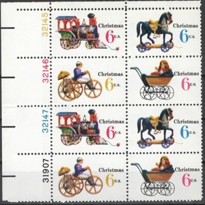 US Scott #1418b Plate block of 8, Mint Never Hinged - Picture 1 of 1