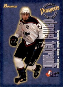Daniel Tetrault 1997-98 Bowman CHL #134 Brandon Wheat Kings