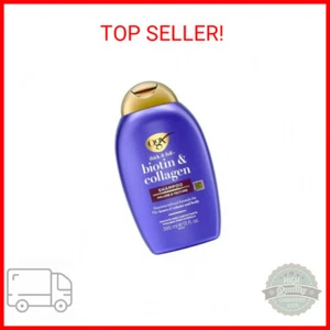 OGX Thick & Full + Biotin & Collagen Volumizing Shampoo, Nutrient-Infused Hair S - Picture 1 of 2