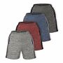 [4 Pack] Men’s Active Athletic Shorts Basketball Running Workout Training Gym