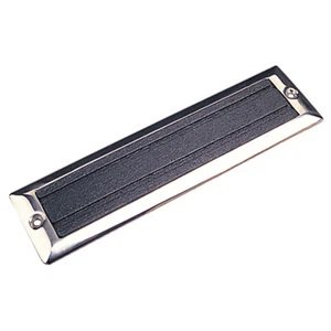 Sea-Dog Stainless Steel Deck Step 328013-1 3-1/4" x 8-3/8" 304 SS Rubber Lined - Picture 1 of 2