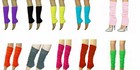 Ladies Leg Warmers girls Neon 80s Plain Colours Tutu Leg Warmers many teens