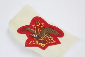 Bierbudweiser ANHEUSER - BUSCH ADLER Aufbügeln/Nähen kleine Größe roter Aufnäher - Bild 1 von 5