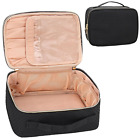 Travel Makeup Bag, Large Cosmetic Organizer Case Travel Toiletry Storage Train C