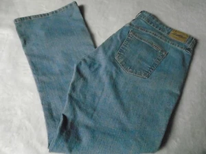 Levi's Stretch Low Rise Bootcut Jeans Womens 12 S Light Wash/Distressed - Picture 1 of 12