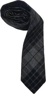 Corbatas de cuello tartán - Diseños escoceses a cuadros para uso formal e informal reloj gris - Imagen 1 de 5