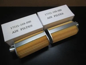 Filtro de aire izquierdo y derecho Honda CB72 CB77 Superhawk - nueva reproducción - Imagen 1 de 3