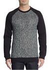 BUFFALO David Bitton Men's Wilford Blocked Raglan Sweater, Size: XL.