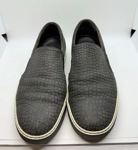 Lanvin Mens Sneakers Slip On Shoes Gray / Brown Size 9 - Picture 1 of 7
