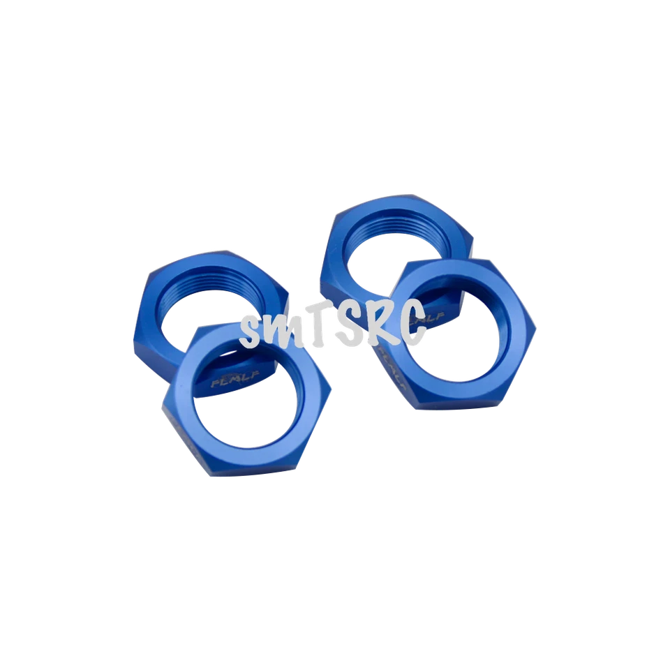 FLMLF Metal Wheel Nut 4PCS ONE SET For 1/5 Scale Hpi RV Km Baja 5b RC Car Parts - Image 1 of 4