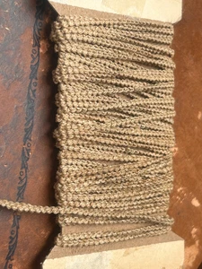 Cordón de encaje vintage 1/8" ribete de trigo ribete 1yd hecho en Francia - Imagen 1 de 4