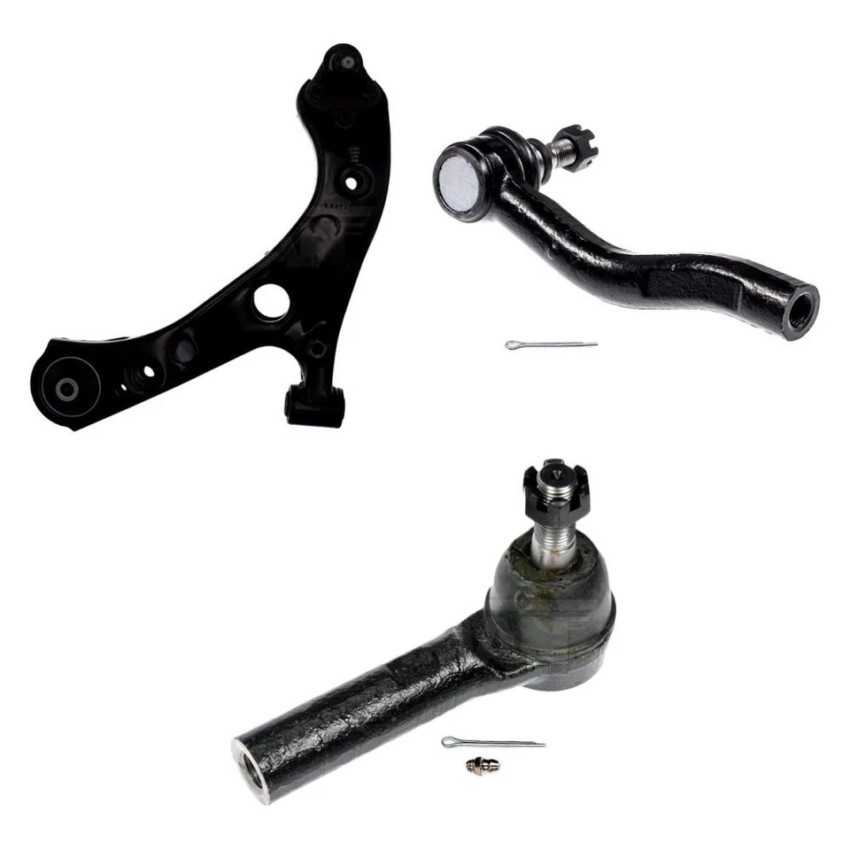 For Toyota Prius C 16 Control Arm with Ball Joint and Tie Rod End Kit Solutions - Image 1 of 1