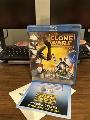 Star Wars: The Clone Wars Movie (2-Disc Blu-ray 2008) Rare Physical Copy - Image 1 of 3