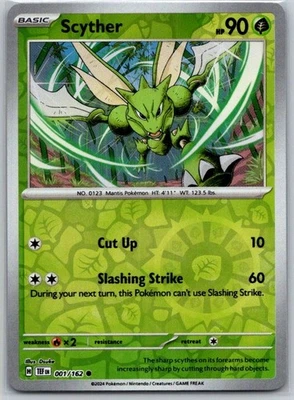 Scyther 001/162 Reverse Holo SV05: Temporal Forces NM - Image 1 of 2