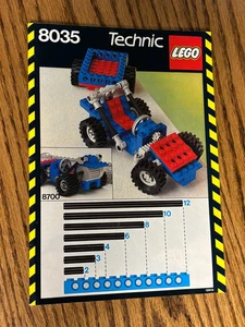 Lego 8035 Technic Instruction Booklet - Picture 1 of 3