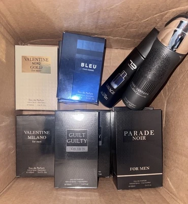 批量 随机 cheapies 古龙水 男女皆宜 - 12 瓶 - 3.4 盎司 100 毫升 — 第 1/2 张图片