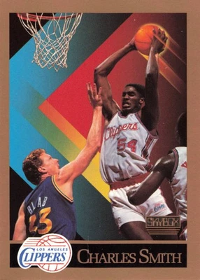 Баскетбольный мяч Charles Smith 1990-91 SkyBox No132 Los Angeles Clippers - Изображение 1 из 2