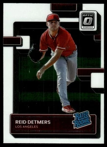 2022 Donruss Optic RATED ROOKIE Reid Detmers Rookie Los Angeles Angels #43 - Picture 1 of 2