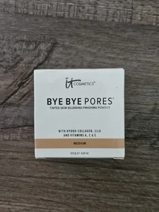 NEW It Cosmetics BYE BYE PORES MEDIUM Tinted Skin-Blurring Finishing Powder 6.8g - Picture 1 of 3