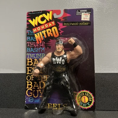 NEW VTG Hollywood Hogan WCW Monday Nitro Figure Toymakers Heels 1997 WWE WWF  - Изображение 1 из 4