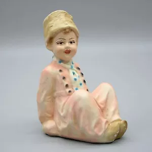 Figura de tiza de carnaval para niño ruso sentado de colección de 6" estatua de tiza sombrero de papakha - Imagen 1 de 9