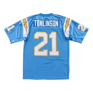 Hombres Mitchell & Ness NFL Auténtica Camiseta Cargadores 2009 Ladainian Tomlinson - Imagen 1 de 4