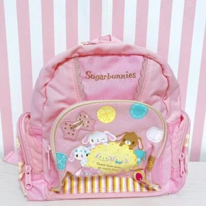 Sanrio Sugar Bunnies Backpack Rucksack Bag School Kids Pink Sweets Biscuit JP - Picture 1 of 24