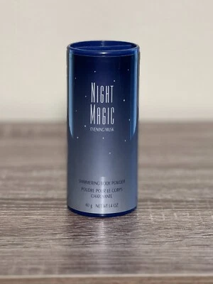 NEW Avon Night Magic Evening Musk Shimmering Powder 1.4oz DISCONTINUED 2002 Y2K - Image 1 of 2