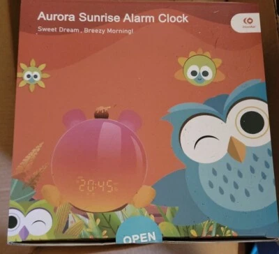 Chimiage Aurora Sunrise Simulation Alarm Clock Bluetooth Wake Up Light NIB - Image 1 of 4