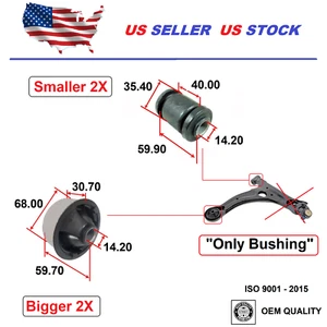 Control Arm Bushing For Toyota COROLLA 03-13 MATRIX 03-14 VIBE 03-08 OEM QUALITY - Picture 1 of 3