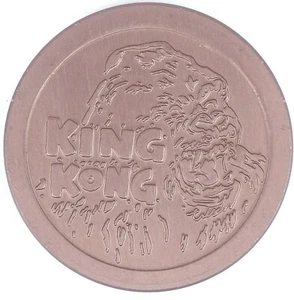 KING KONG from 1994 McDonalds WPF Universal Studios Hollywood Metal POG Slammer - Picture 1 of 2