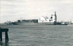 Foto de barco Norwegian MV Tampere fuera de Gravesend 1990 - Imagen 1 de 2