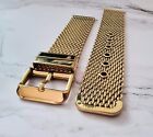 High Quality Shark Mesh Milanese Heavy Gold Watch Strap Band Mens 18mm 20mm 22mm