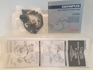 Olympus FLCB05 Hot Shoe Mount TTL Flash Cable 200707 New - Picture 1 of 5