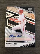 2020 Panini Elite Extra Edition-Owen Caissie #45-Auto-Mint