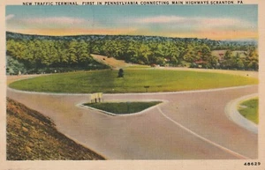 1944 New Traffic Terminal First In Pa Connecting Main Highways Scranton Pa. a117 - Picture 1 of 2
