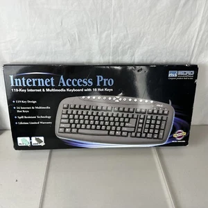 Micro Innovations - Internet-Tastatur Elite - KB535BL - USB oder PS/2 - 16 Hotkeys - Bild 1 von 13