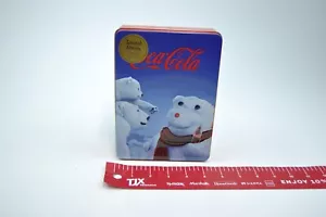 Coca-Cola Polar Bear Limited Edition Cards Collectible Tin Bear Snowman TIN ONLY - Picture 1 of 8