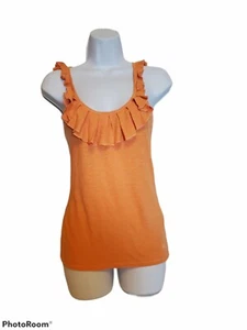 Abercrombie & Fitch Juniors Womens Tank Top Size XS Orange Sleeveless - Picture 1 of 9