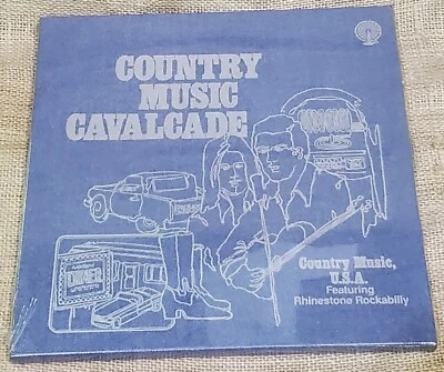 Country Music Cavalcade USA feat 'Rhinestone Rockabilly' Box Set of 3 Vinyls NIP - Image 1 of 3