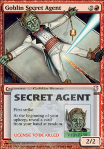 Goblin Secret Agent ~ Near Mint Unhinged MTG Magic UltimateMTG Red Card - Image 1 of 1