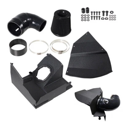 Cold Air Intake Kit Black For 2019-2022 BMW 320I 330I G20 G21 2.0L L4 B48 Engine - Image 1 of 4
