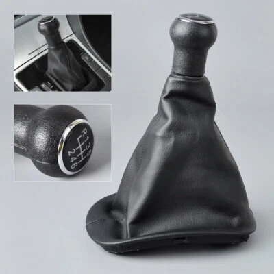 Fit for 1996-05 Volkswagen VW Passat B5 6 Speed Black Gear Shift Knob Gaitor W - Image 1 of 4