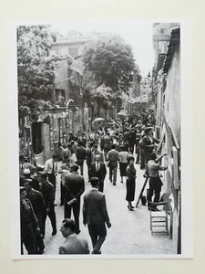Ritaglio Foto Illustrazione ROMA Via Margutta Sagra Pittorica 1953 - Imagen 1 de 1