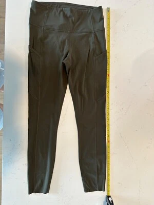 Lululemon Align 高腰裤 带口袋 橄榄绿 尺寸 6 女式 无下摆 — 第 1/4 张图片