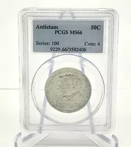 1937 Antietam Commemorative Silver Half Dollar US Rare Coin PCGS MS66 - Picture 1 of 4
