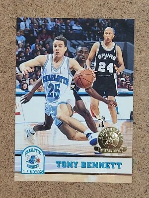 1993-94 NBA Hoops Basketball 5th Anniversary Parallel #17 Tony Bennett - Image 1 of 2