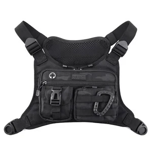 Borsa Pettorina per Uomo, Tattica Ispirata Sport Utility Chest Pack, EDC Pouch Bag... - Foto 1 di 8
